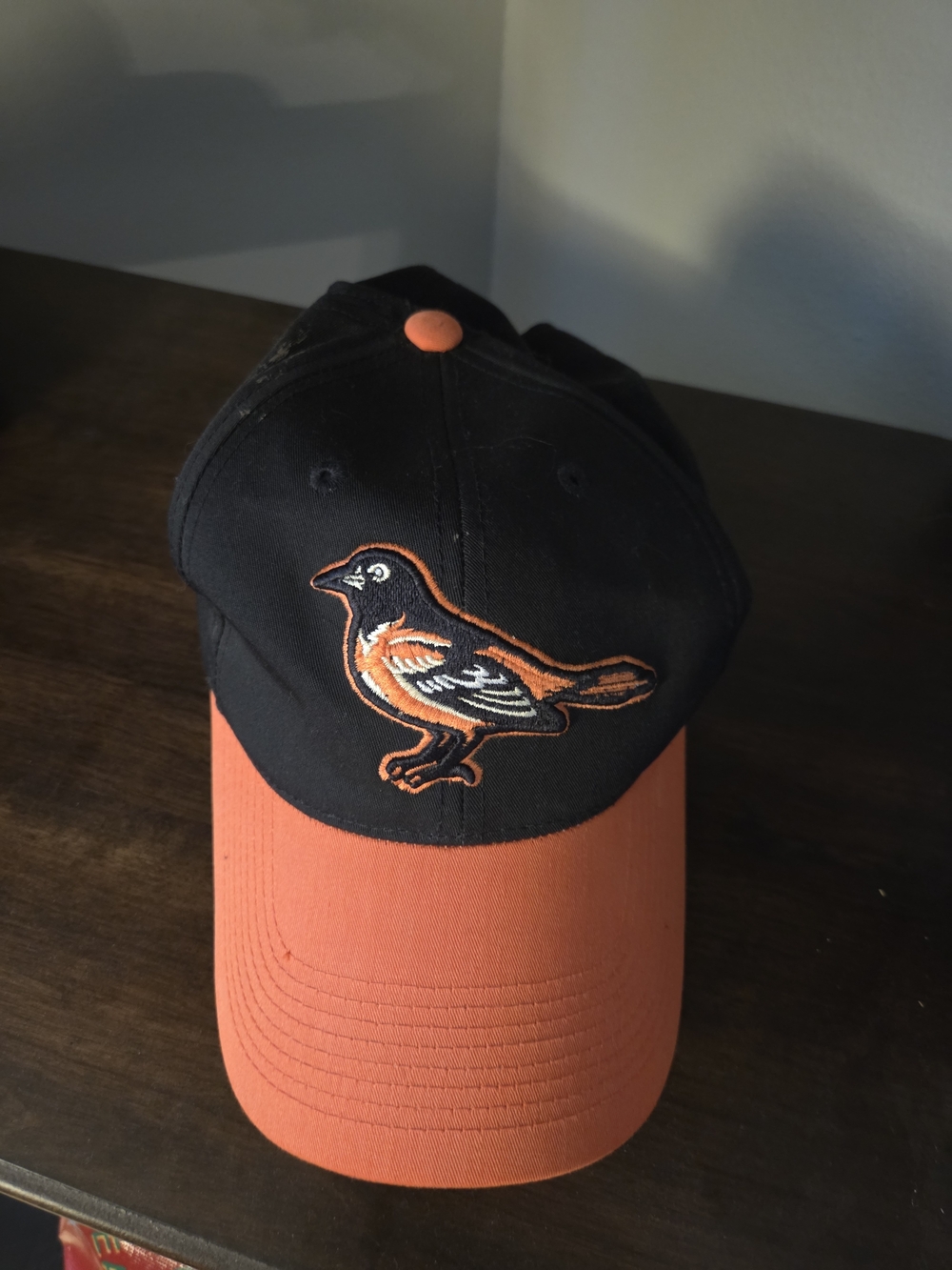 Black and Orange Bird Logo Baseball Cap - Pets Bird